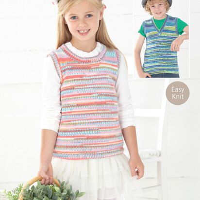 Tank Tops in Sirdar Snuggly Baby Crofter DK - 2411 - Downloadable PDF