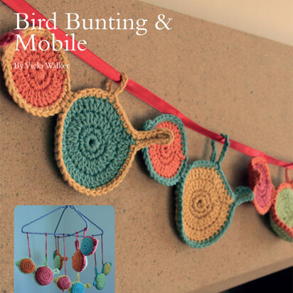 Bird Bunting & Mobile in Rowan Handknit Cotton