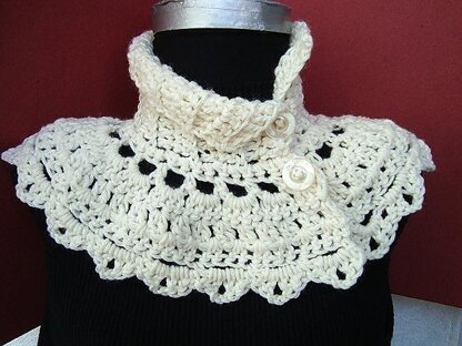 Cream Summer Capelet | Crochet Pattern by Ashton11