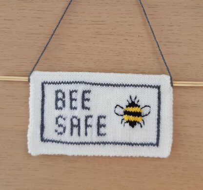 Bee SAFE wall plaque