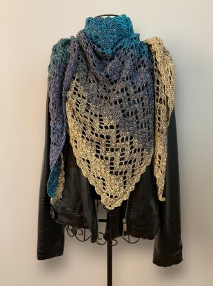 Triangular Scarf "Najade"