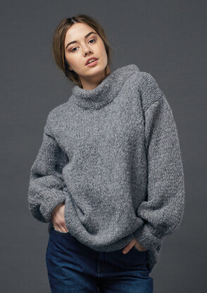 Boxy Jumper in Rowan Cotton Cashmere - Downloadable PDF