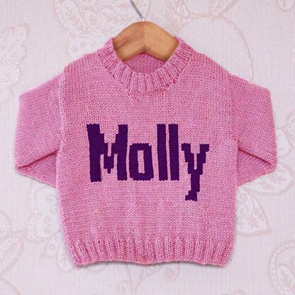 Intarsia - Molly Moniker Chart - Childrens Sweater