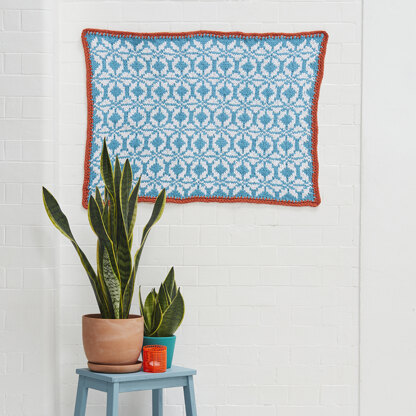 Paintbox Yarns Funky Fairisle Wall Hanging PDF (Free)