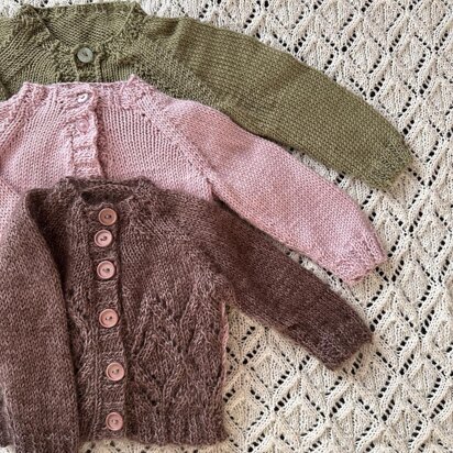 Falling Leaves Baby Cardigan