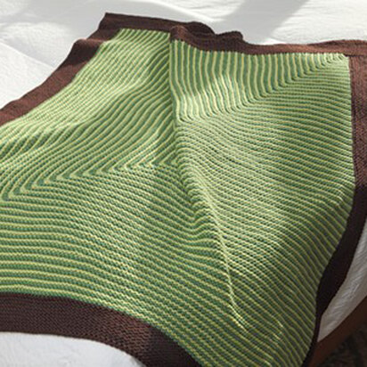 518 Seedling Baby Blanket - Knitting Pattern for Babies in Valley Yarns Valley Superwash