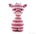 Giraffe Ziggy Striped Toy in Hoooked RibbonXL - Downloadable PDF