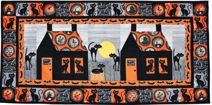 Michael Miller Fabrics Bats and Black Cats Quilt - Downloadable PDF