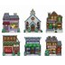 Design Works Winter Village Ornaments Cross Stitch Kit - 9cm x 10cm
