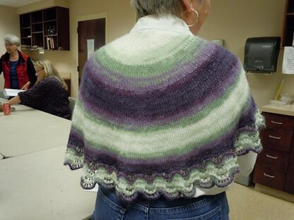 Intrigued with Beads Shawl