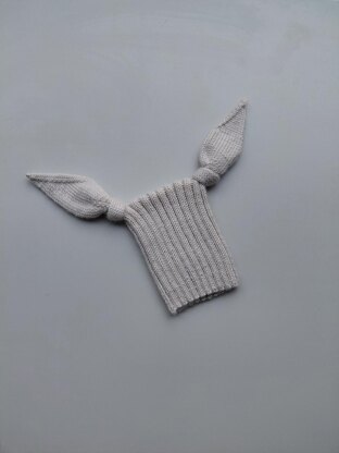 Little knot bunny hat ribbed