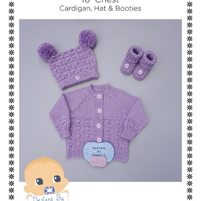 Clemmy Baby Cardigan Knitting pattern newborn