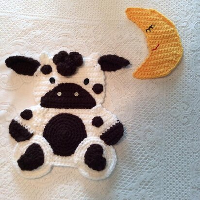 Baby Cow Wall Hanging for the Nursery