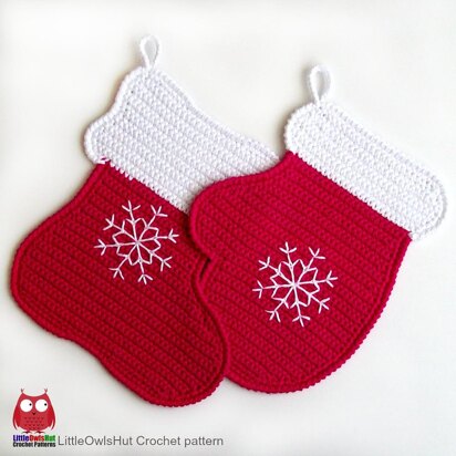 110 Stocking and Mitten decor or potholder