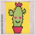 Intarsia - I love Cactus - Chart Only