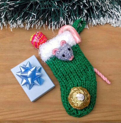Christmas Mice Mini Stockings