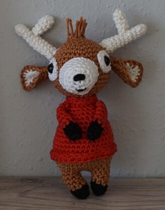 Amigurumi Häkelanleitung Rudolph das Rentier und seine Freunde