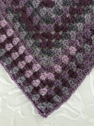 EASY BEGINNER'S Granny Square Scarf or Shawl