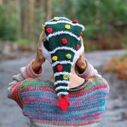 Knitting Pattern Christmas Tree Hat