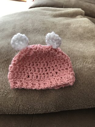 Preemie Bear Hat crochet