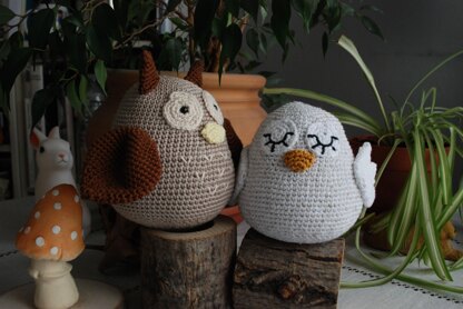 Free crochet owl pattern
