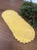 Oval Plush Easter Table Runner