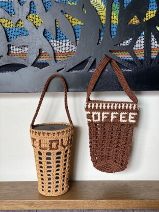 Grab a coffee mosaic holder