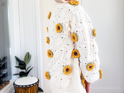 Sunflower cardigan