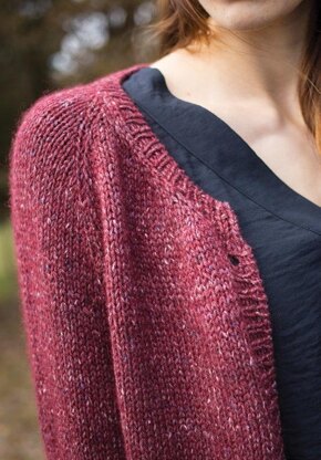 Harebell Cardigan in Berroco Tuscan Tweed - 380-2 - Downloadable PDF