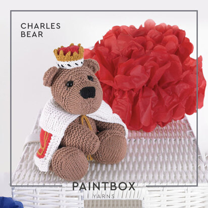 Charles Bear - Free Toy Knitting Pattern for Kids in Paintbox Yarns Cotton DK by Paintbox Yarns