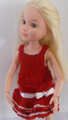 Ruffle Dress for BFC Ink Doll