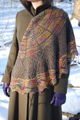 Cineprismatic Shawl