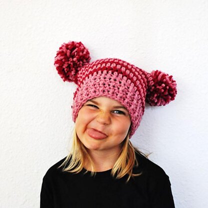 The Square Pompom Hat