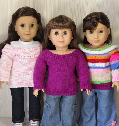 Offline Sweater for 18 inch Dolls