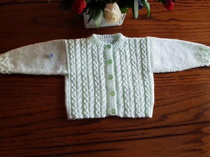 Sweet Clover Baby Cardigan