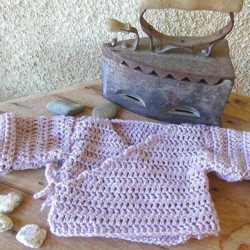 Crochet discount baby kimono