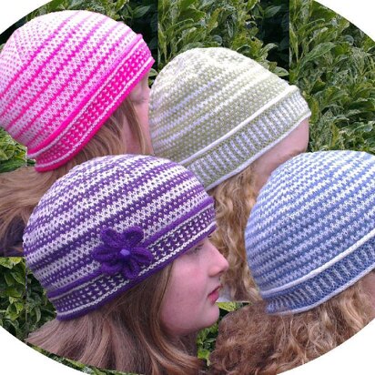 Suite of Hats - knitting pattern