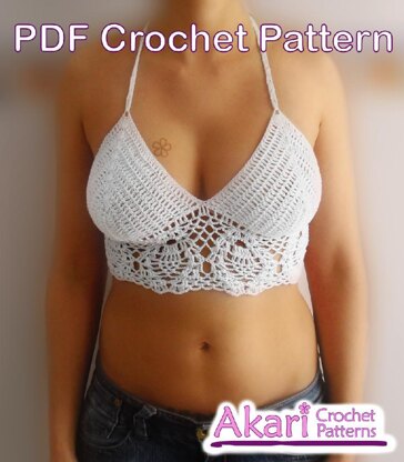 PINEAPPLES crop top crochet pattern _ C04