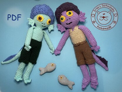 Luca & Alberto amigurumi dolls