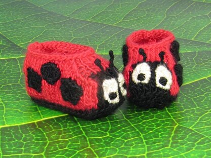 Baby Ladybird (Ladybug) Booties