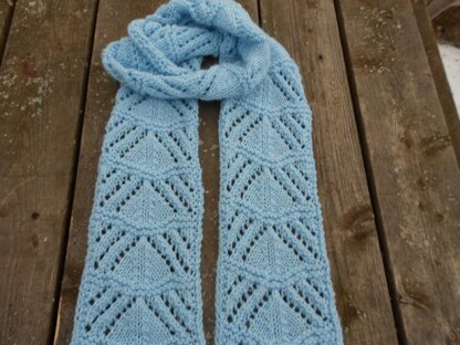 Winters Ice Lace Scarf