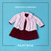 Heirloom Cardigan - Free Knitting Pattern For Babies in Paintbox Yarns Baby DK Prints by Paintbox Yarns