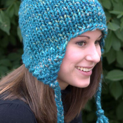 Plymouth Yarn F583 Earflap Hat (Free)