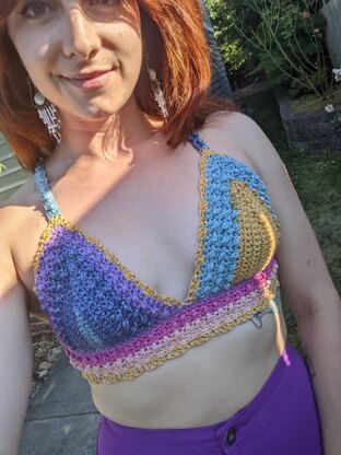 Crochet Bralette Pattern Crochet Bikini Top Pattern Crochet Crop Top Pattern Beginner Crochet Pattern Summer Crochet Beach Pattern Crochet