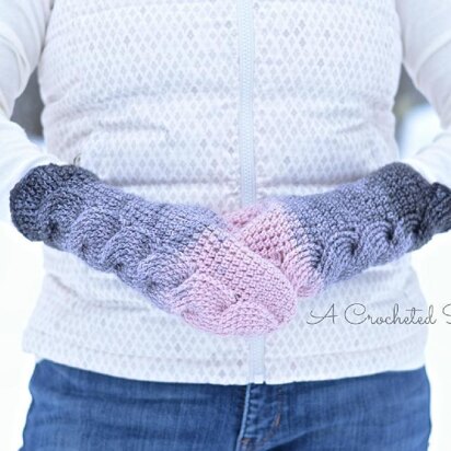 Big Bold Cabled Mittens & Fingerless Gloves