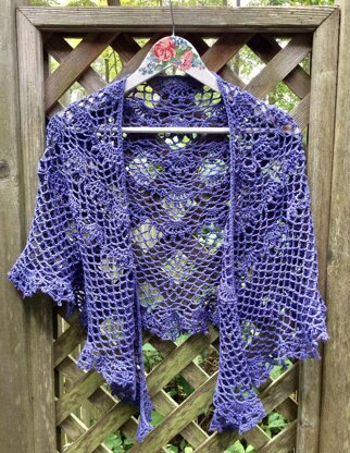 Violet's Garden Shawl