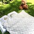 Eyelet Hearts Baby Blanket