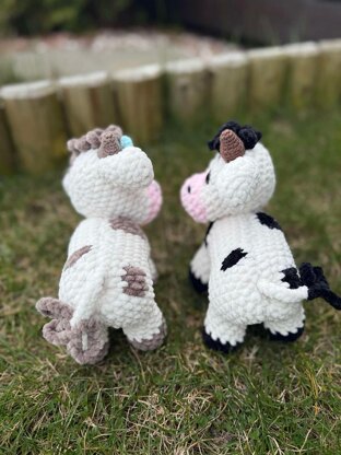 Plush cow toy