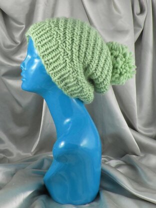 Superfast Swirl Bobble Slouch Hat