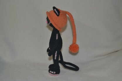 Amigurumi Black cat doll